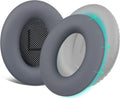 SOULWIT Silicone Ear Pads Cover Protector for Bose QuietComfort QC15 QC25 QC2 QC35 QC45/Ae2 Ae2i Ae2w/SoundTrue & SoundLink AE Headphones Cushions, Sweatproof, Easily Washable - Titanium