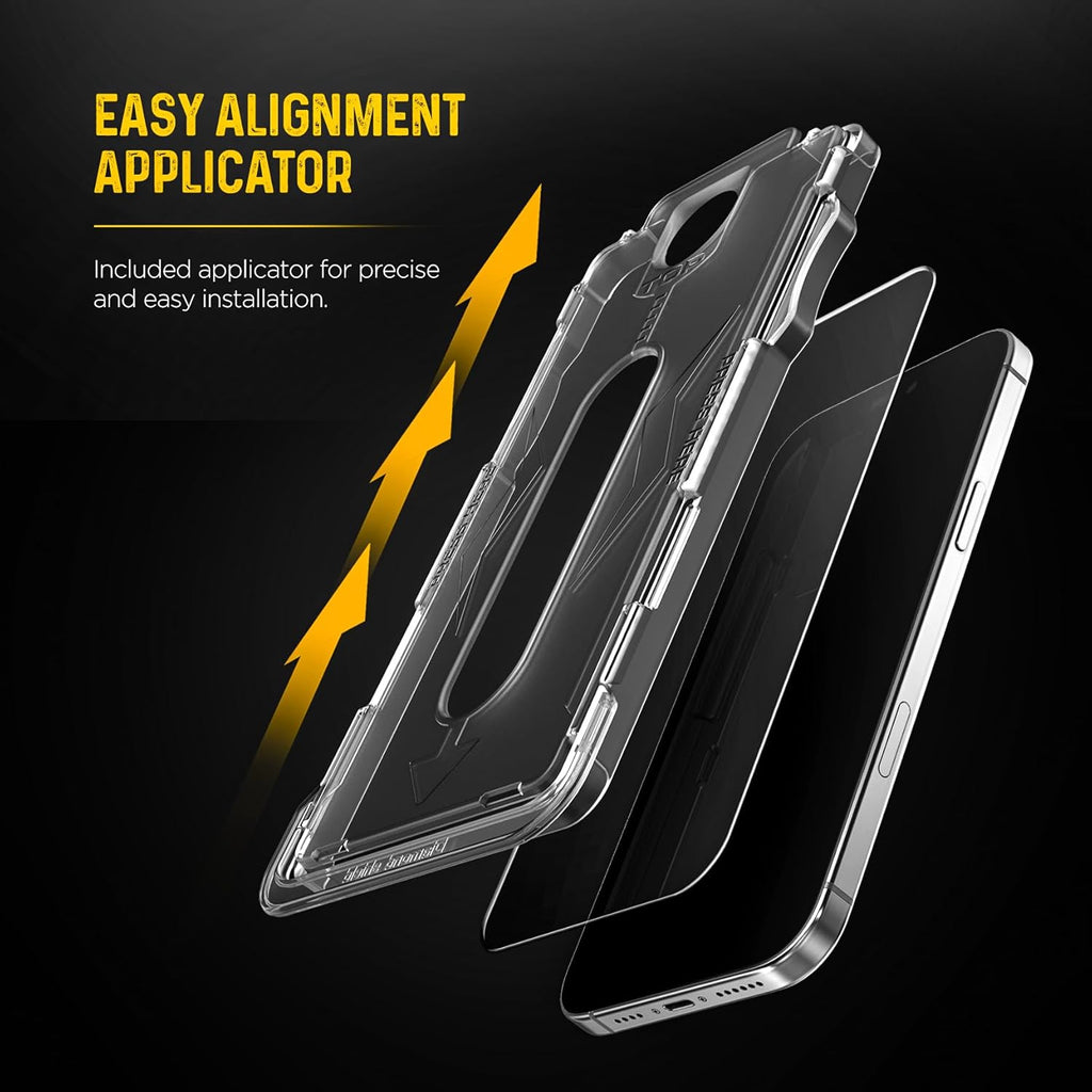magglass for iPhone 16e Screen Protector Toughened Tempered Glass with Easy-installation Applicator (Crystal Clear)