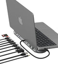 Belkin Connect 11-in-1 Universal USB-C Pro Dock w/ 3-Monitor Support, Silicon Motion Technology - Works with Mac, Windows, and Chromebook - 100W PD w/ 10Gbps Transfer Speeds & 2.5Gbps Ethernet - Grey