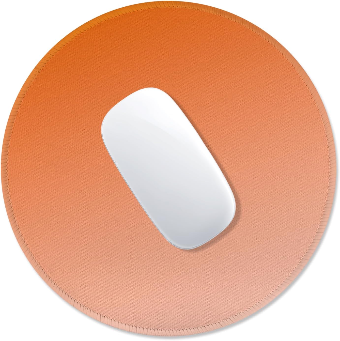 ITNRSIIET Mouse Pad Non-Slip Rubber Base Smooth Surface Stitched Edges Waterproof Durable Compatible with All Mice for Office & Gaming, Desk Accessory, Diameter 8.7 inch, Sunset Gradient