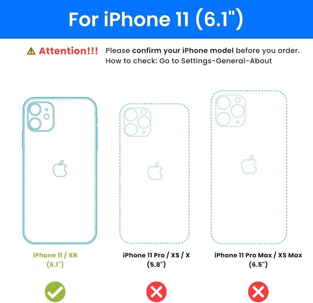 Ocushield Anti Blue Light Tempered Glass Screen Protector for iPhone XR | iPhone 11 6.1" - Protect Your Eyes, Reduce Migraines & Improve Sleep
