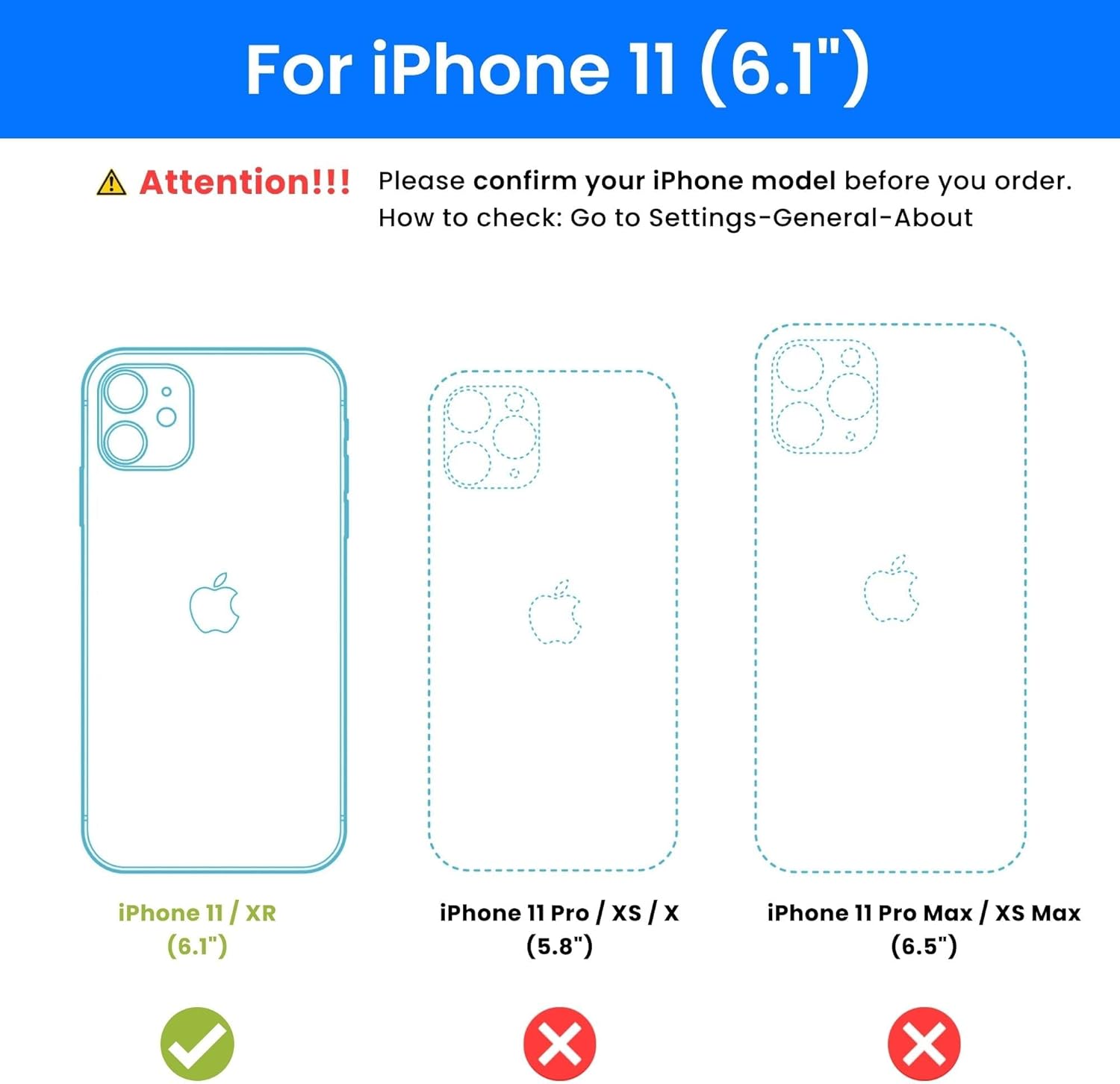 Ocushield Anti Blue Light Tempered Glass Screen Protector for iPhone XR | iPhone 11 6.1" - Protect Your Eyes, Reduce Migraines & Improve Sleep