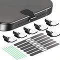 6 Pack USB C Dust Plug, Anti-Lost USB C Plug Cover USB C Charging Port Protector Cover with Speaker Dust Cover Compatible with iPhone, 16, 15 (Pro, Plus, Pro Max) iPhone 17