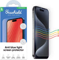 Ocushield Anti Blue Light Tempered Glass Screen Protector for iPhone 15 Pro (6.1") - Protect Your Eyes, Reduce Migraines & Improve Sleep