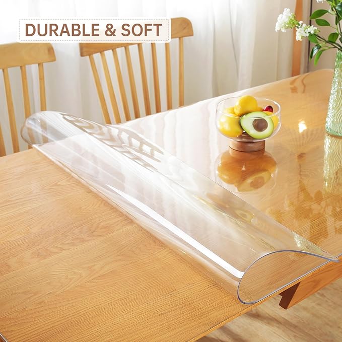 Warmstar Clear Table Protector 2mm Thick, 20 x 32 Inch Clear Table Cover - Image 2