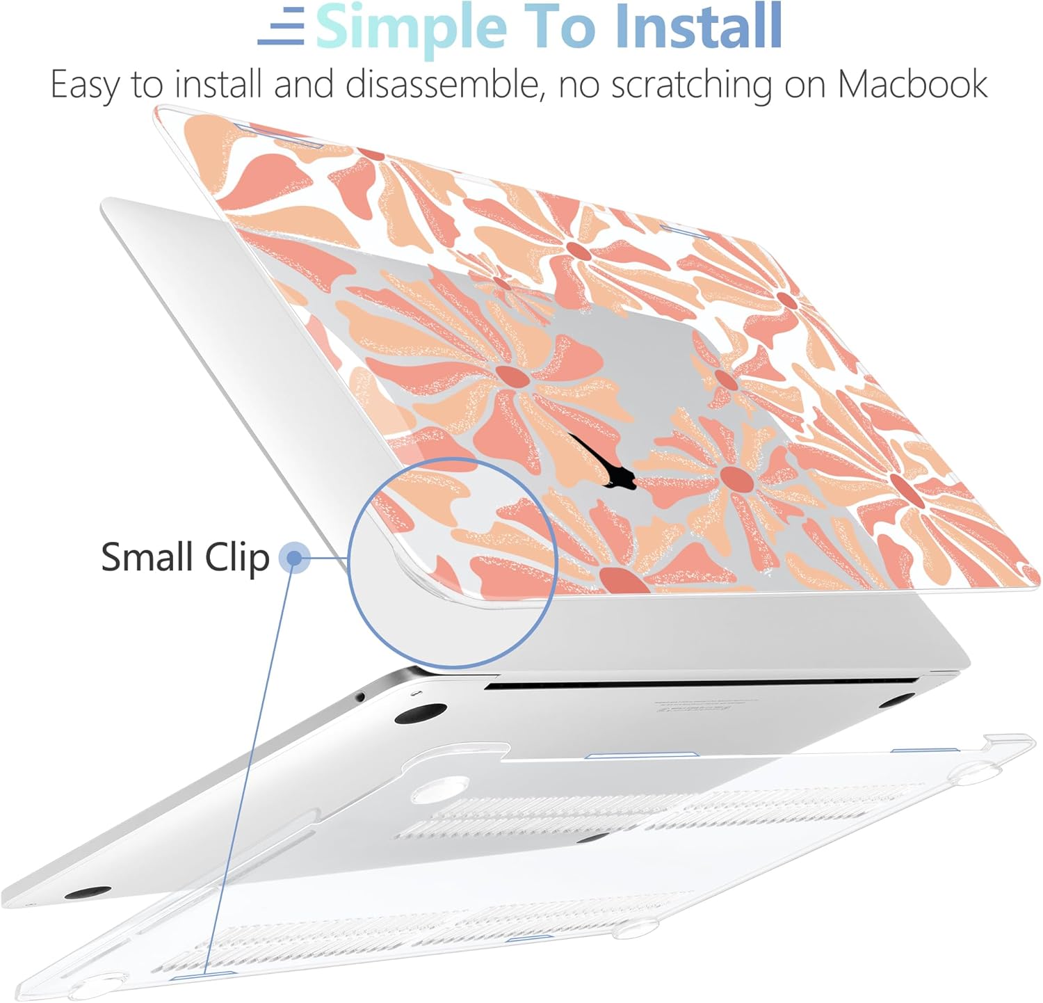 MEEgoodo Case for MacBook Pro 13 inch Case 2022 2021 2020 New A2338 M2/M1 A2251 A2289, Laptop Hard Shell with Keyboard & Camera Cover Compatible with 13 inch MacBook Pro, Cute Retro Groovy Flowers
