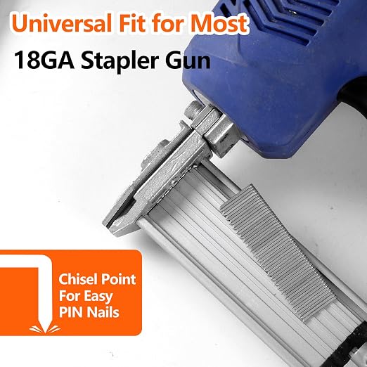 1000-Count 1/2 Inch Length, 18 Gauge 1/4 Inch Narrow Crown Staples, Heavy Duty - Image 5