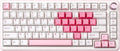 YUNZII B75 PRO Wireless Mechanical Keyboard,75% Layout with Knob,Hot Swap Gasket Structure,Creamy Pre-lubed Switches,RGB Backlit,Bluetooth/Type-C/2.4G for Win/Mac (White, Milk Switch)