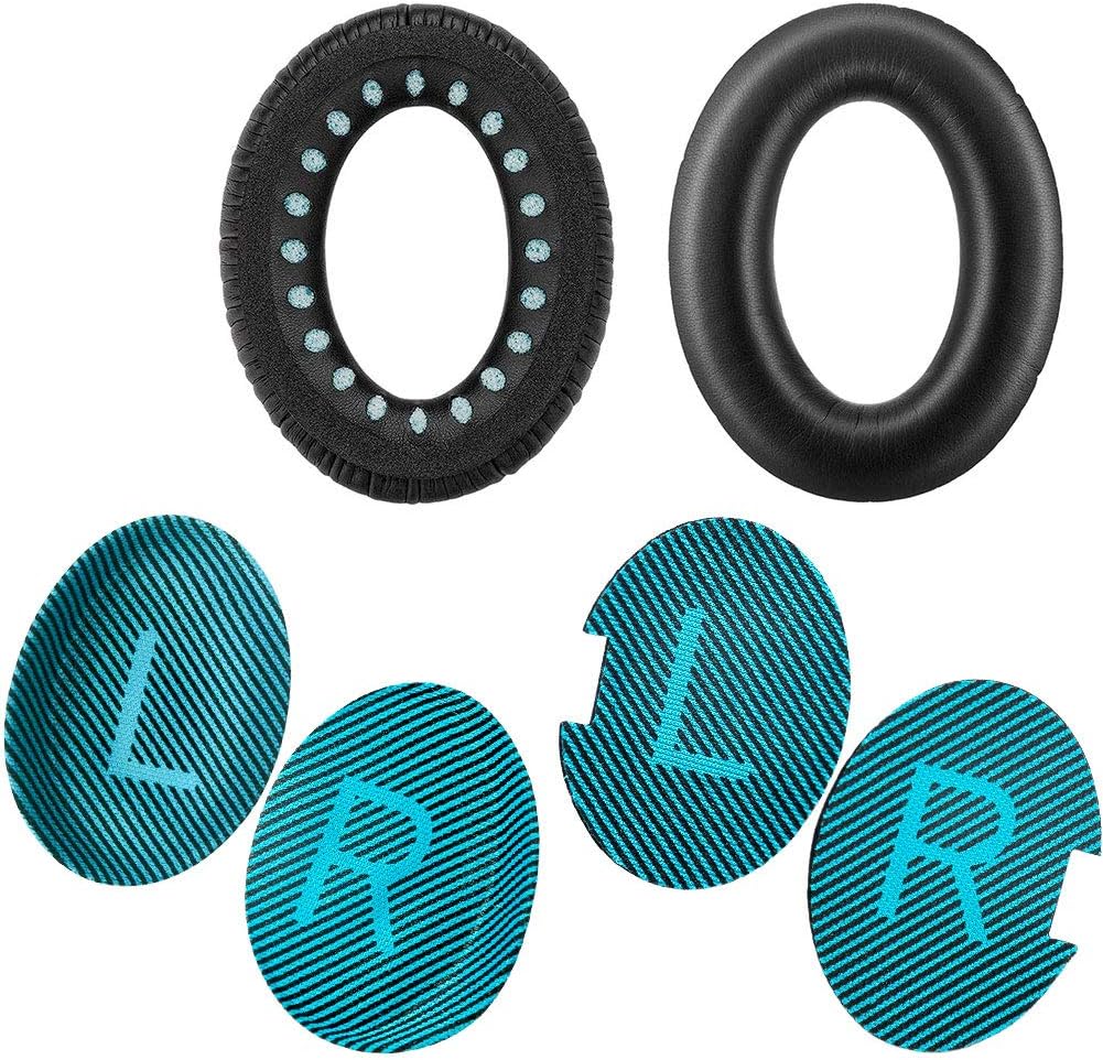 Qc35 Replacement Ear Pads for Bose - QC35,QC45,QC35ii Replacement Earpads Cushion - Compatible with Quiet Comfort35,QC25,QC35ii,QC15,AE2,AE2i-Comfortable & Durable (Blue)