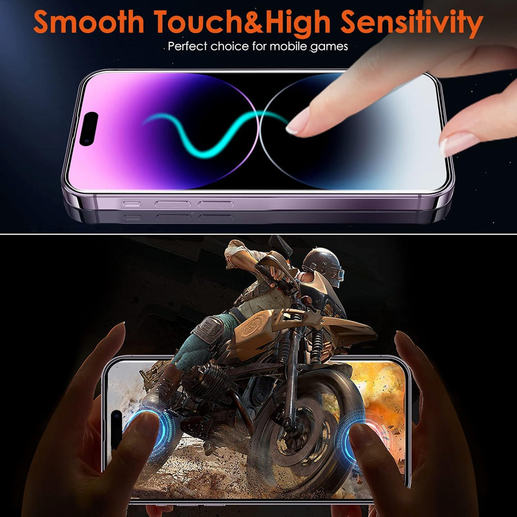 [3 Pack] Hydrogel Film Screen Protector for iPhone 14 Pro/iPhone 14 (6.1 inch), Soft TPU Transparent Protective Screen Protector Film (Not Tempered Glass)