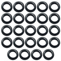 24 Pcs Rubber Grommets, 3/4" Inside Diameter 7/8" Drill Hole Rubber Wire Grommets for Wire, Firewall, Cables, Plugs
