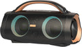 DOSS Extreme Boom+ Loud Bluetooth Speaker with 100W Stereo Sound, Extra Bass, 20H Playtime, Party-Sync Led Lights, Built-in Power Bank, IPX6 Waterproof Outdoor Speaker for Camping, Travel-Copper Gold