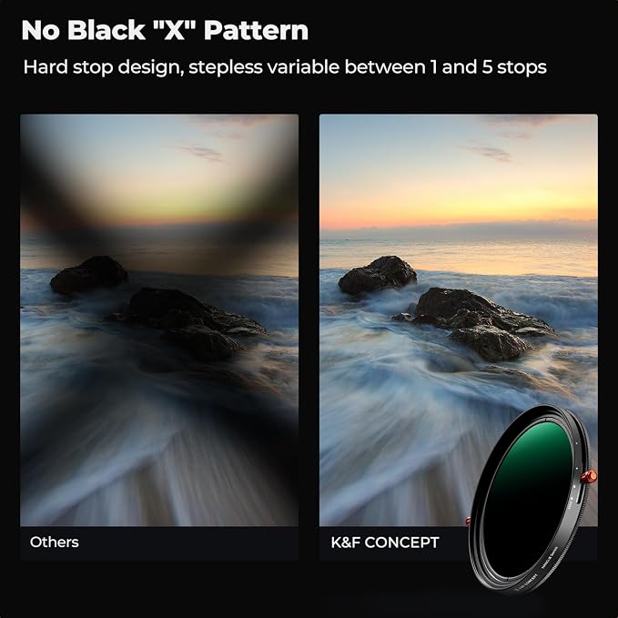 K&F CONCEPT 52mm Variable Fader ND2-ND32 ND Filter and CPL Circular Polarizing - Image 4