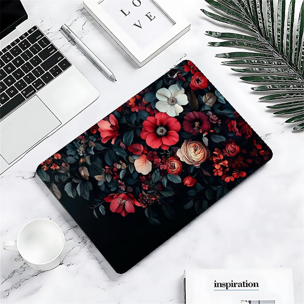 Compatible with MacBook Air 13.3 13.6 Inch Case 2022 2021 2020 2019 Plastic Hard Shell Case Cover,13.3 Air (A1932/A2179/A2337), Dark Floral
