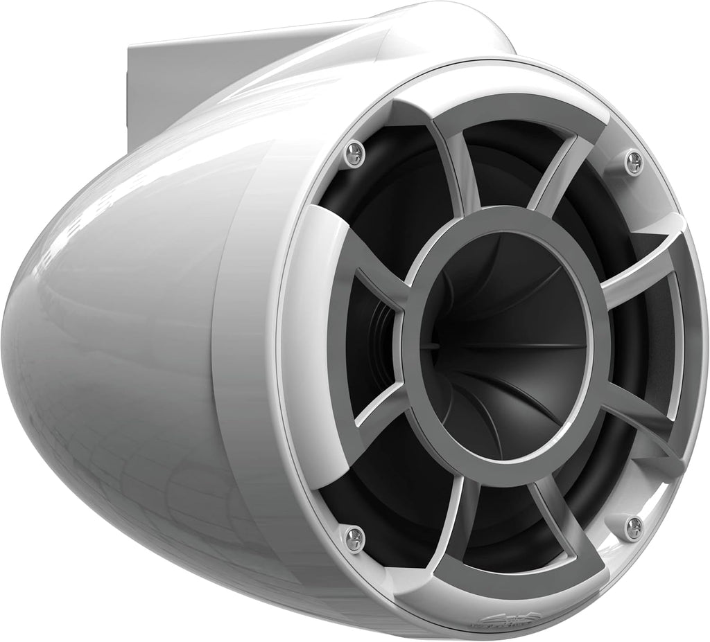 wet sounds Rev 8 White V2 Revolution Series 8" White Tower Speakers w/X-Mount