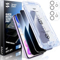 SMARTDEVIL 2+2Pack for iPhone 11 Privacy Screen Protector with Camera Lens Protector,Shatterproof Tempered Glass [True 28°Anti Spy] [9H Hardness] [Automatic Dust-Elimination Install] [Bubble Free]