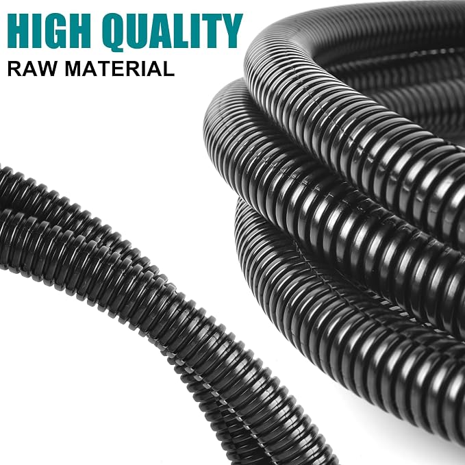 1 Inch Wire Loom Split Tubing - 10 ft Cord Protector Electric Wires Covers - Image 4