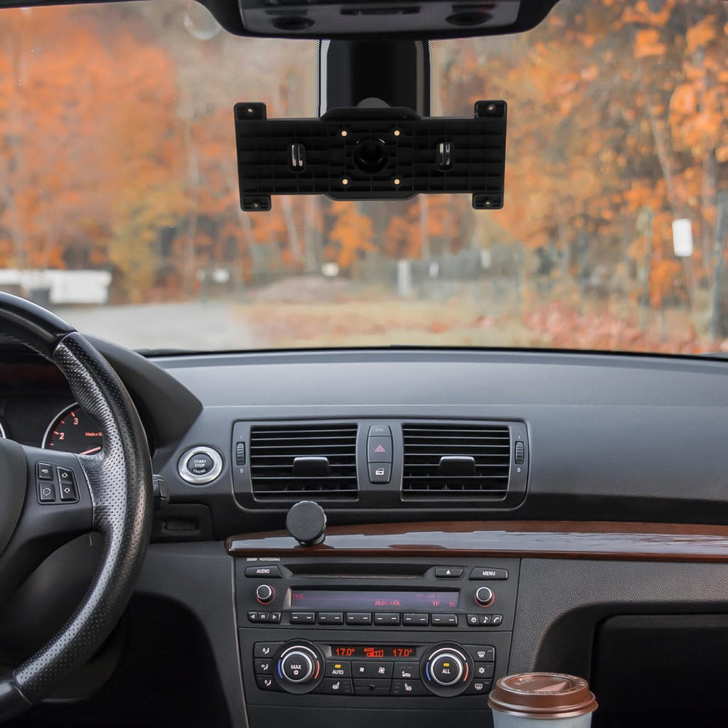 DOITOOL Rear View Mirror Back Plate Panel Dash Cam Mirror Mounting Bracket Arm Car Rear View Camera Install Kit for 5.5" - 12" Car SUV Dash Cams (Mounting Hole Diameter: 1.18inch