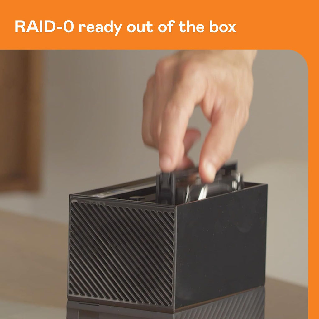 WD 44TB My Book Duo Desktop RAID External Hard Drive HDD, USB 3.1, With Password Protection and Auto Backup Software - WDBFBE0440JBK-NESN