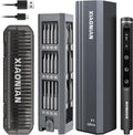 3.7V Precision Electric Screwdriver Set,76 IN 1 Magnetic Storage Mini Electric Screwdriver Cordless Set with LED Display,5 Torque Settings Repair Tool Kit for Electronics Phone Camera Laptop Watch