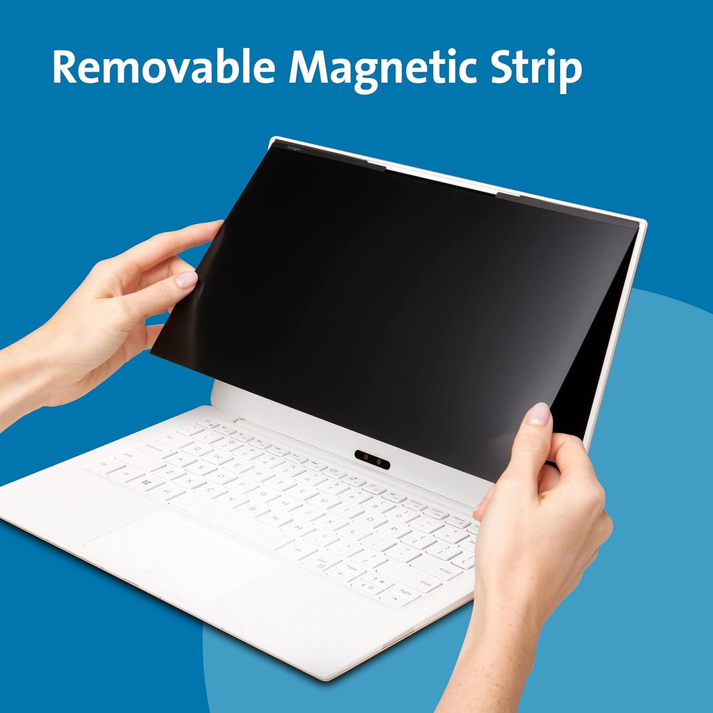 Kensington MagPro™ 13.3" (16:9) Magnetic Privacy Screen for Laptop, Removable 16:9 Laptop Privacy Filter, Anti-Glare, Blue Ray Reduction, Compatible with HP/Dell/Acer/Asus/Samsung/Lenovo (K58351WW)