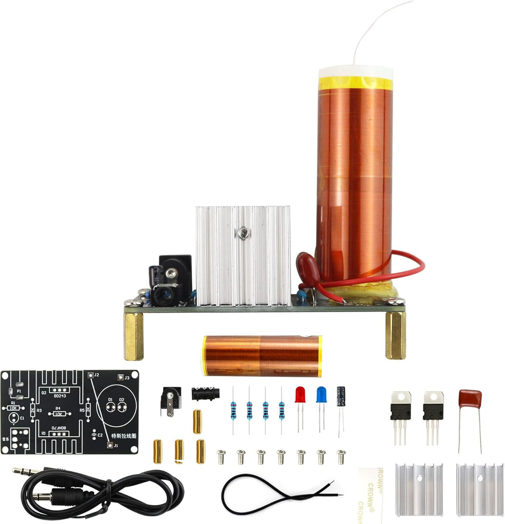 Soldering Practice Kit Music Black Tesla Coil (B)