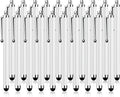 20 Pack Stylus Pen,Stylus Pen for Touchscreen High Precision and Sensitivity for Everyday Writing/Drawing,Universal Stylus Compatible with All Touch Screens,White