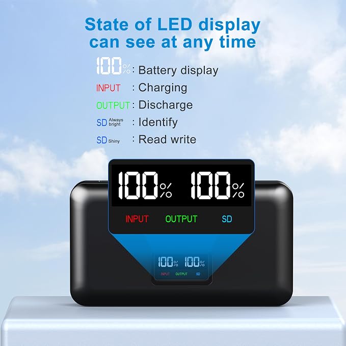 LP-E8 Camera Battery Multifunctional Charger Set Compatible - Image 5