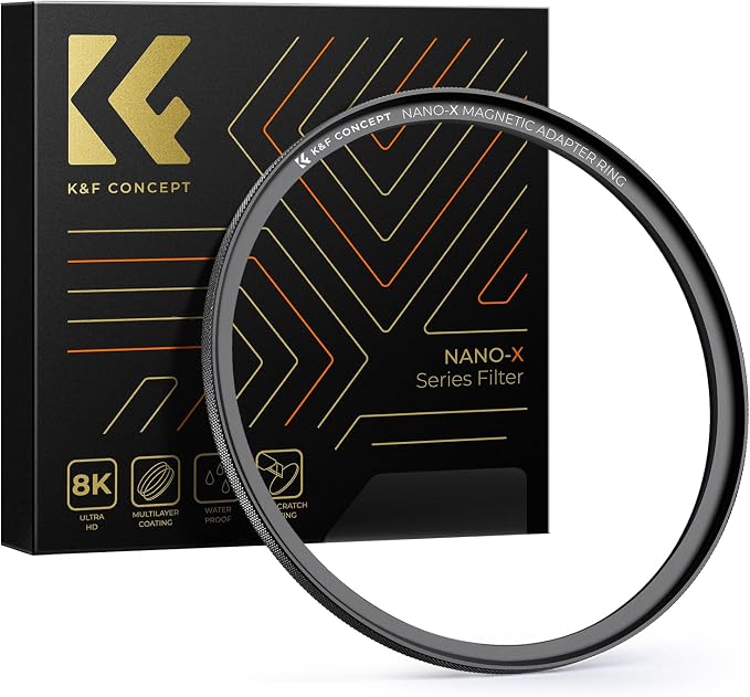 K&F CONCEPT 49-77mm Magnetic Filter Adapter Ring, by KFCONCEPT