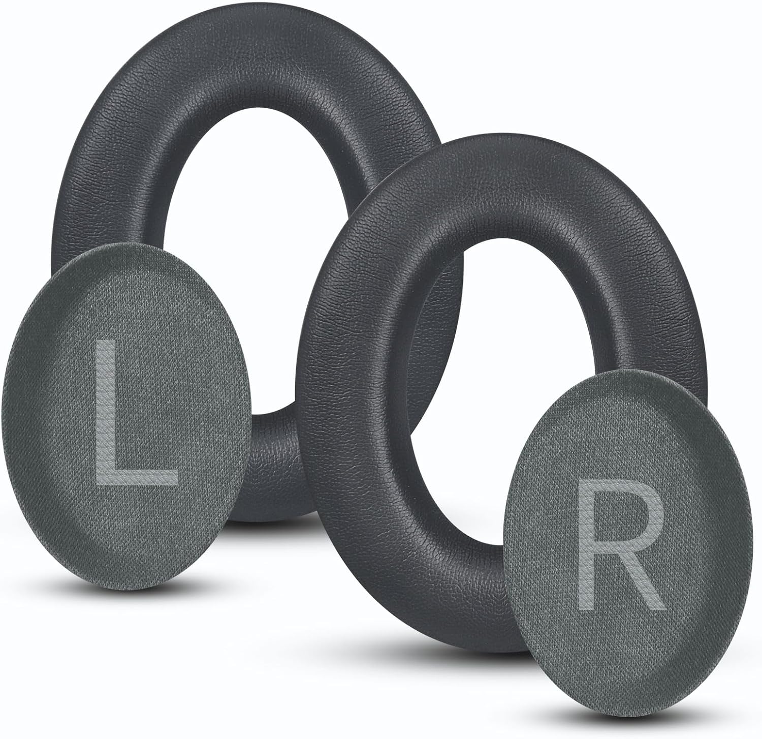 Headphones Replacement Ear Pads, Protein Leather earpad Cushions for Bose QuietComfort 45（QC45） Headphones, Softer Memory Foam - Gray