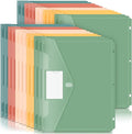 Forvencer Binder Pocket, 24 Pack Super Heavyweight Plastic Folders by Forvencer