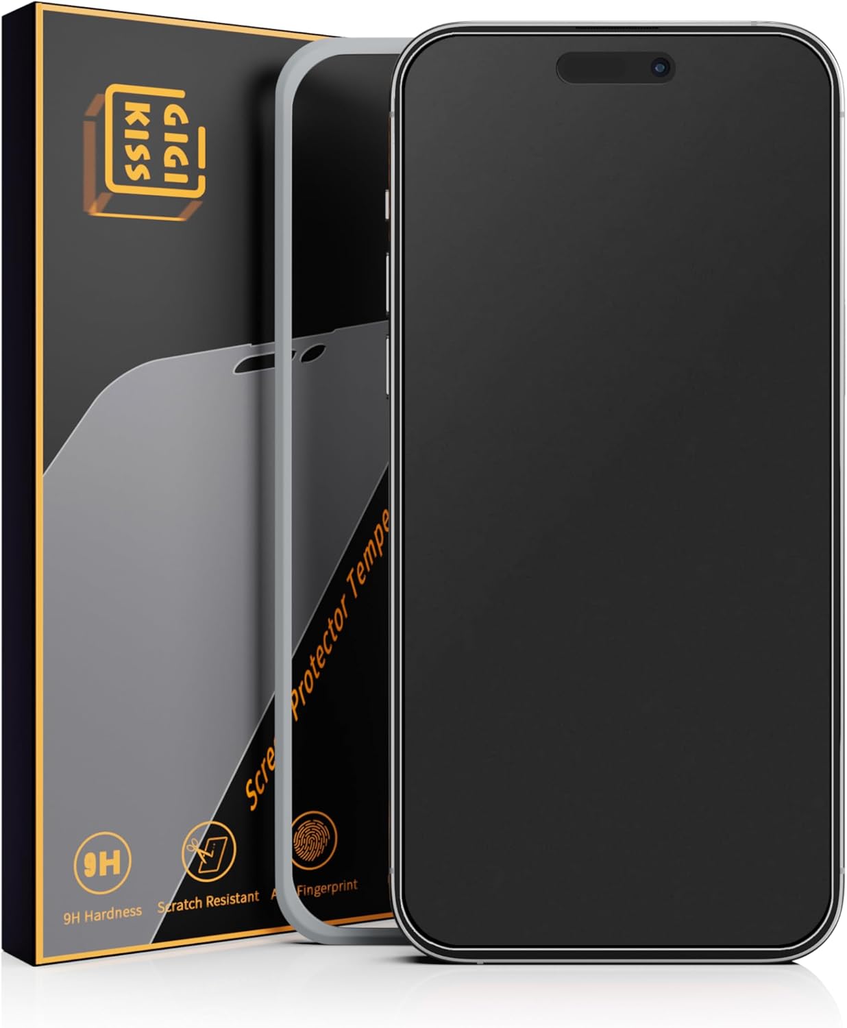 2 Pack Matte Screen Protector for iPhone 15 Pro Max -6.7 Inch, Anti Fingerprint Anti Glare Screen Protector Tempered Glass Easy Installation
