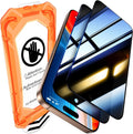 UniqueMe for iPhone 16 Pro Privacy Screen Protector - [Military Grade Shatterproof & 9H+ Hardness] Screen Protector 16 Pro Tempered Glass Full Coverage Protection, Easy to install, 2 Packs