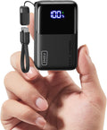 INIU Pocket Size Portable Charger, Ultra Small 10000mAh 45W PD Power Bank, USB C in&Out Fast Charging Battery Pack, Travel Essentials Powerbank for iPhone 16/15 Pro Max, iPad Air, Samsung S22 S27 etc