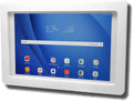 TABcare Anti-Theft Acrylic VESA Enclosure for Galaxy TAB A 8.0" w S-Pen Tablet with Free Wall Mount Kit & 90-Degree Angle Charge Cable (TAB A 8.0 w S-Pen SM-P200, White)