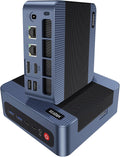 Reatan A8 Mini PC AMD Ryzen 7 8745H 32GB RAM DDR5 1TB SSD (3 Year After-Sale Support) 8C/16T，up to 8K Quad-Screen Displays, WiFi 6E, OCuLink Mini Computers for Gaming Home Theater Office Business