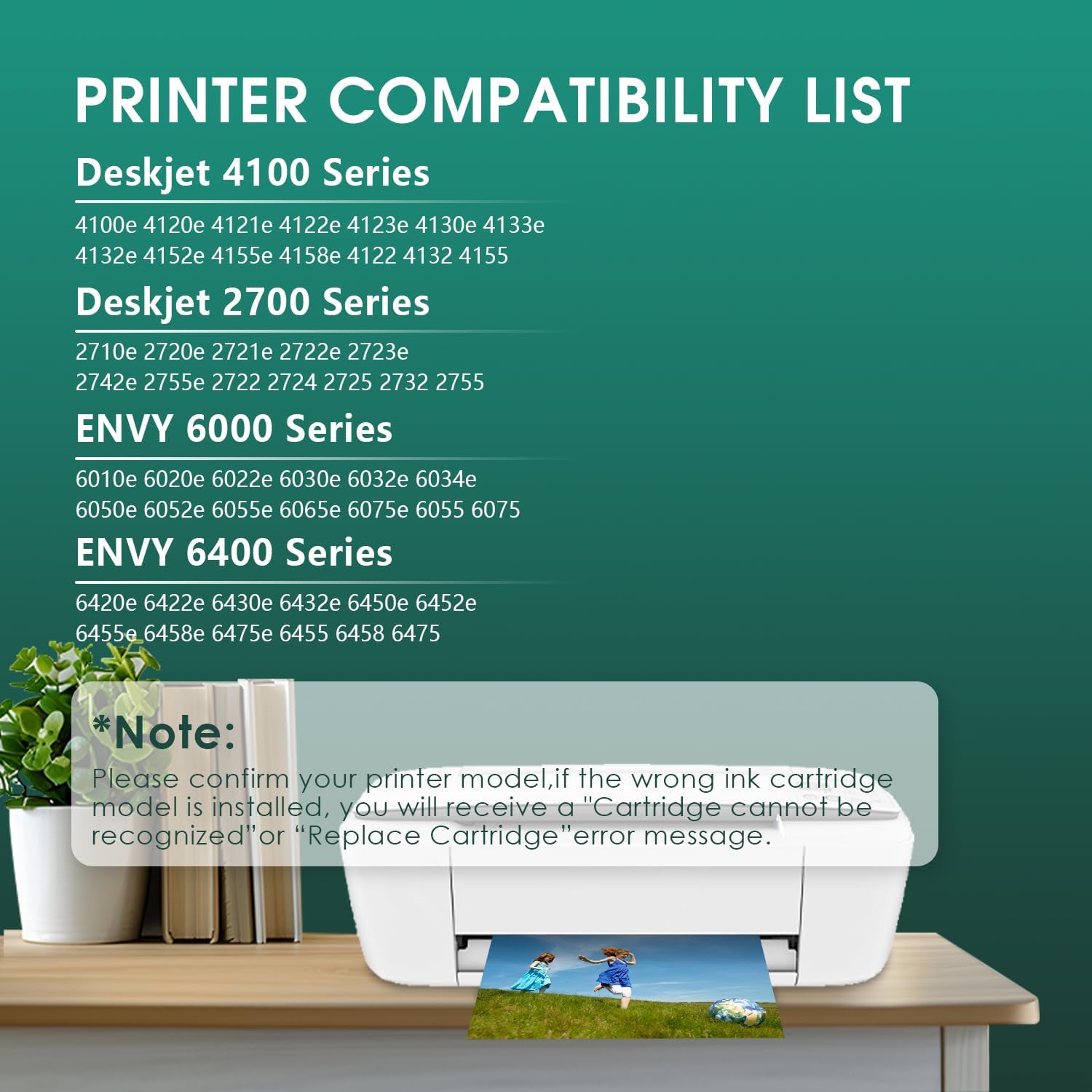 67XL Ink Cartridges Black Color Combo Pack Replacement for Ink 67 67XL 67XXL DeskJet 2755e 2755 2700e 2700 2734e 4155e Envy 6055e 6400 6000 Envy Pro 6458 Printer(1 Black and 1 Color)