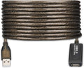 LDKCOK USB 2.0 Type A Male to A Female Active Repeater Extension Cable 30ft, High Speed 480 Mbps (30FT-10M)