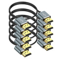 Twozoh Slim 4K HDMI Cable 1.6FT 5 Pack, Ultra Thin & Flexible Skinny HDMI to HDMI 2.0 Cord Support 4K/60HZ 18gbps Laptop, Monitor, PS5, PS4, Xbox One, Fire TV