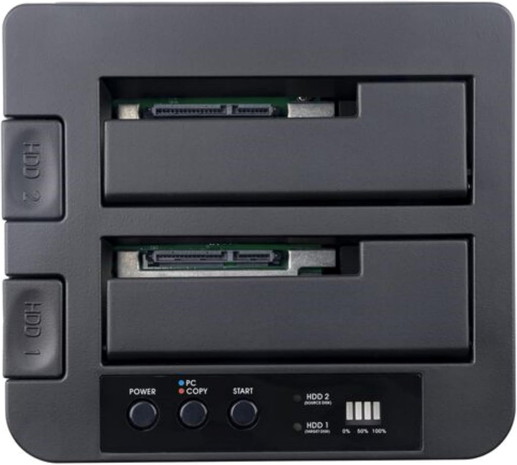 StarTech.com Dual-Bay USB 3.0 to SATA and IDE Hard Drive Docking Station, USB Hard Drive Dock, External 2.5/3.5" SATA III/IDE, SSD/HDD Docking Station, Hot-Swap Drive Bays, Top-Loading (UNIDOCKU33)