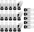 USB Flash Drive 128MB 100 Pack, Bulk USB 2.0 Thumb Drives Swivel Memory Stick Jump Drive Pen Drive,128MB 100 Pieces