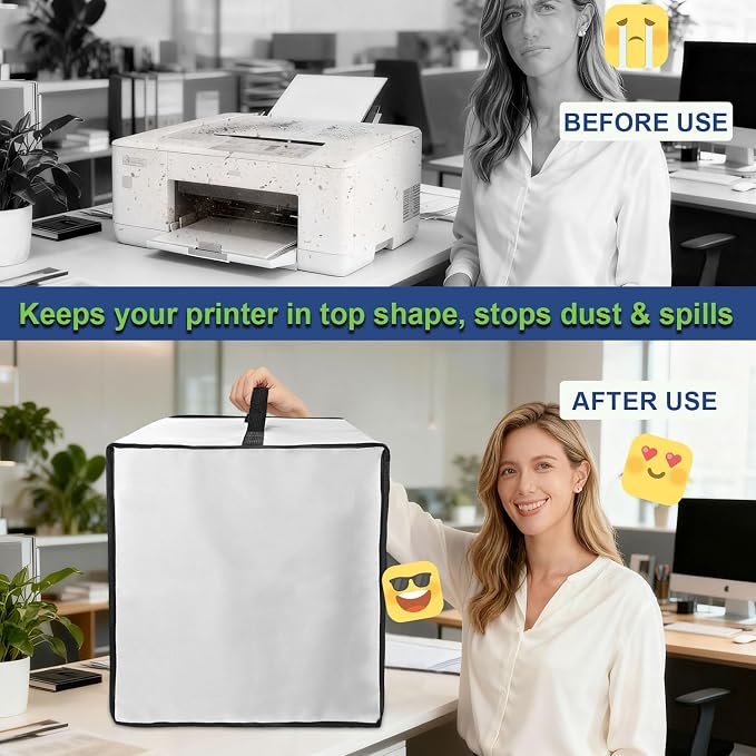 Printer Cover for HP DeskJet, Waterproof Anti-Static Dust-Proof Thick Printer - Image 4