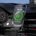 Wireless Car Charger, Auto-Clamping Car Mount 15W/10W/7.5W Fast Charging Air Vent Car Phone Mount Compatible with iPhone 14/13/13 Pro/12 Pro Max/12 pro/12/11/10/8 Series, Samsung Galaxy Series