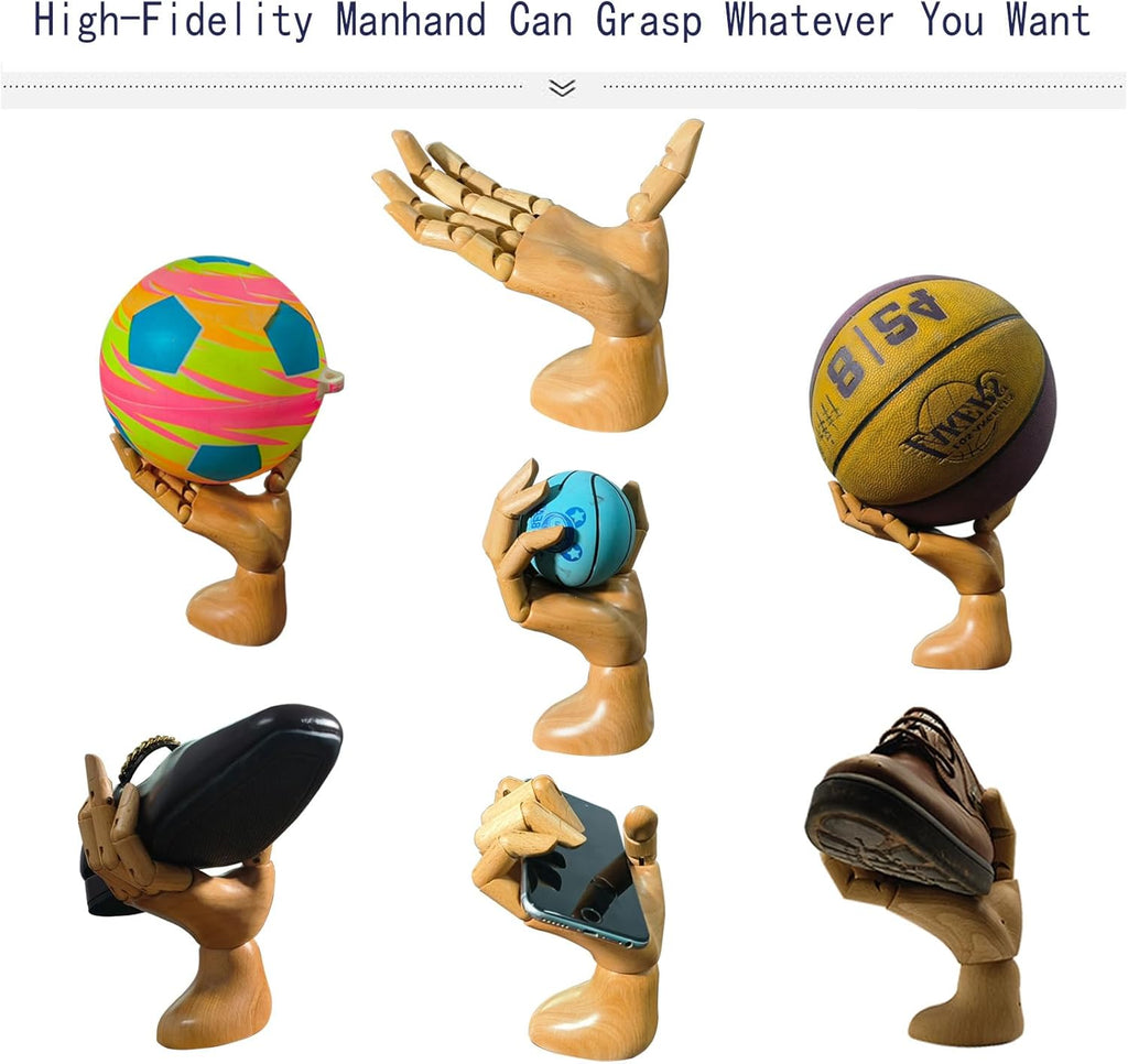 Mannequin,Mannequin Hand,Hand Model,Hand Mannequin for Nails,Drawing Mannequin Wooden Hand,Wooden Mannequin,Wood Hand,Hand Model for Drawing,Male Hand of Right.
