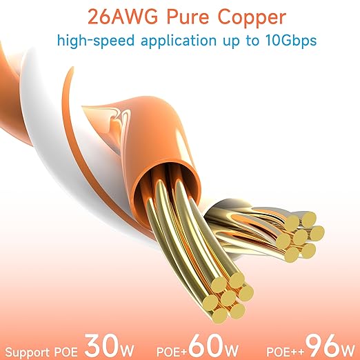 Cat6 Ethernet Patch Cable 1.5 ft, Cat6 Patch Cable - Image 5