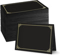 BELLE KR® Black Certificate Holders 8.5 x 11, Documents and Diplomas by BELLEKR