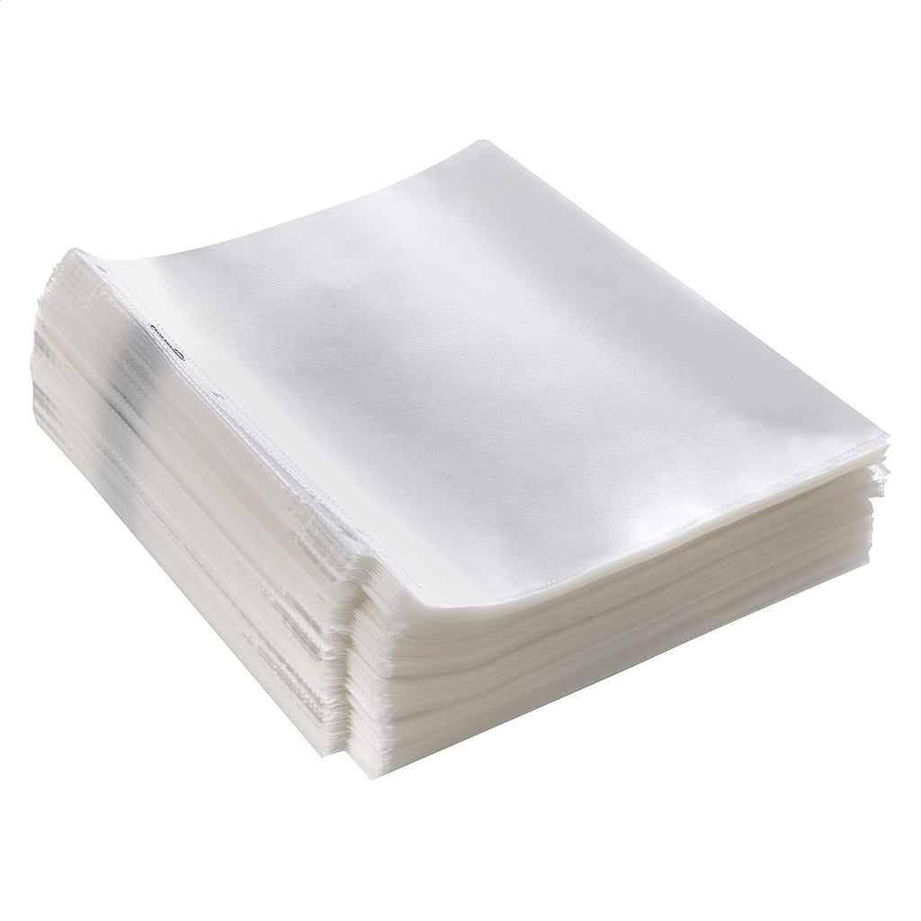 Amazon Basics Non-Glare Sheet Protector for Paper, Sturdy, with Pre-Punched Holes, Clear, 8.5 x 11 Inch, 500 Count