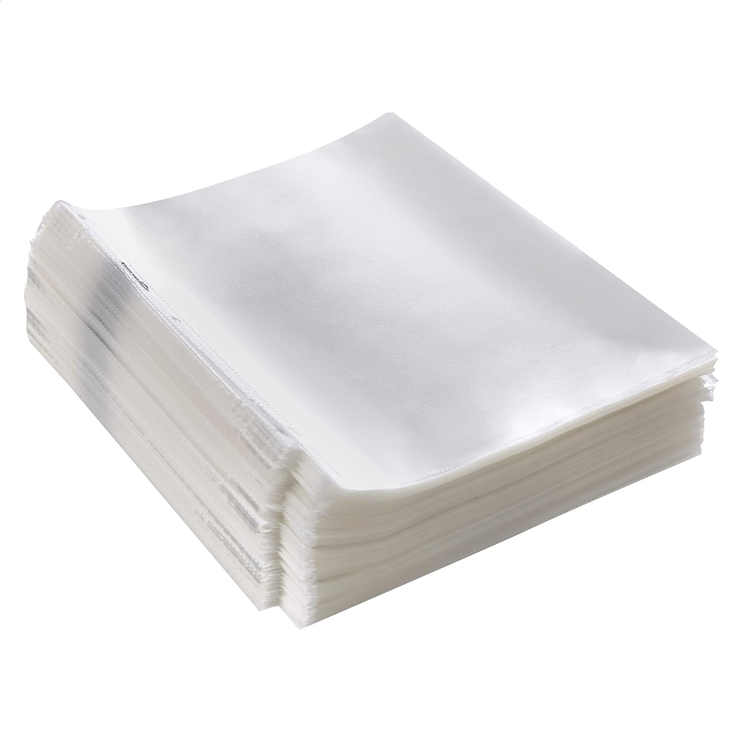 Amazon Basics Non-Glare Sheet Protector for Paper, Sturdy, with Pre-Punched Holes, Clear, 8.5 x 11 Inch, 500 Count