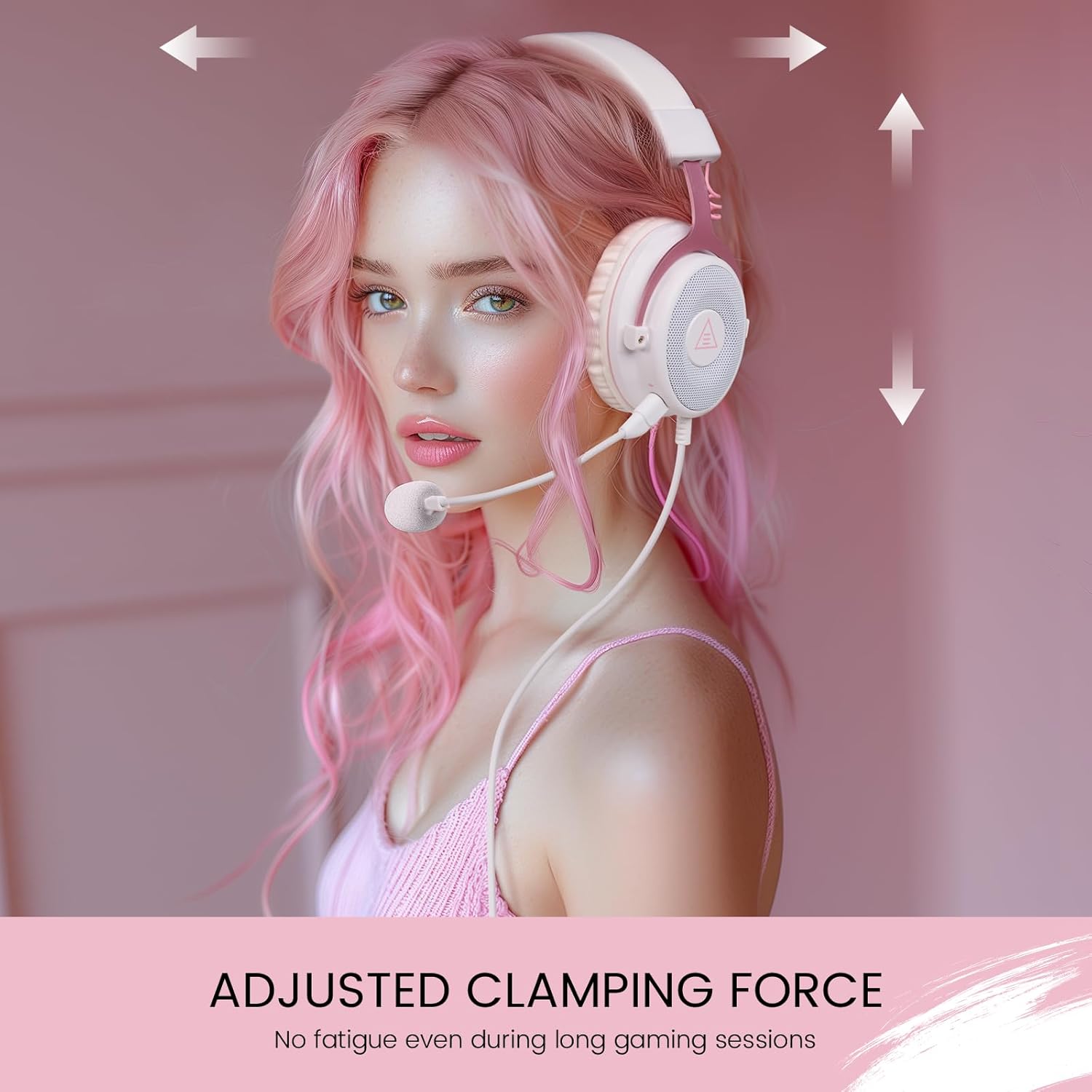 EKSA E900 Headset with Microphone for PC, PS4,PS5, Xbox - Detachable Noise Canceling Mic, 3D Surround Sound, Wired Headphone for Gaming, Computer, Laptop, 3.5MM Jack