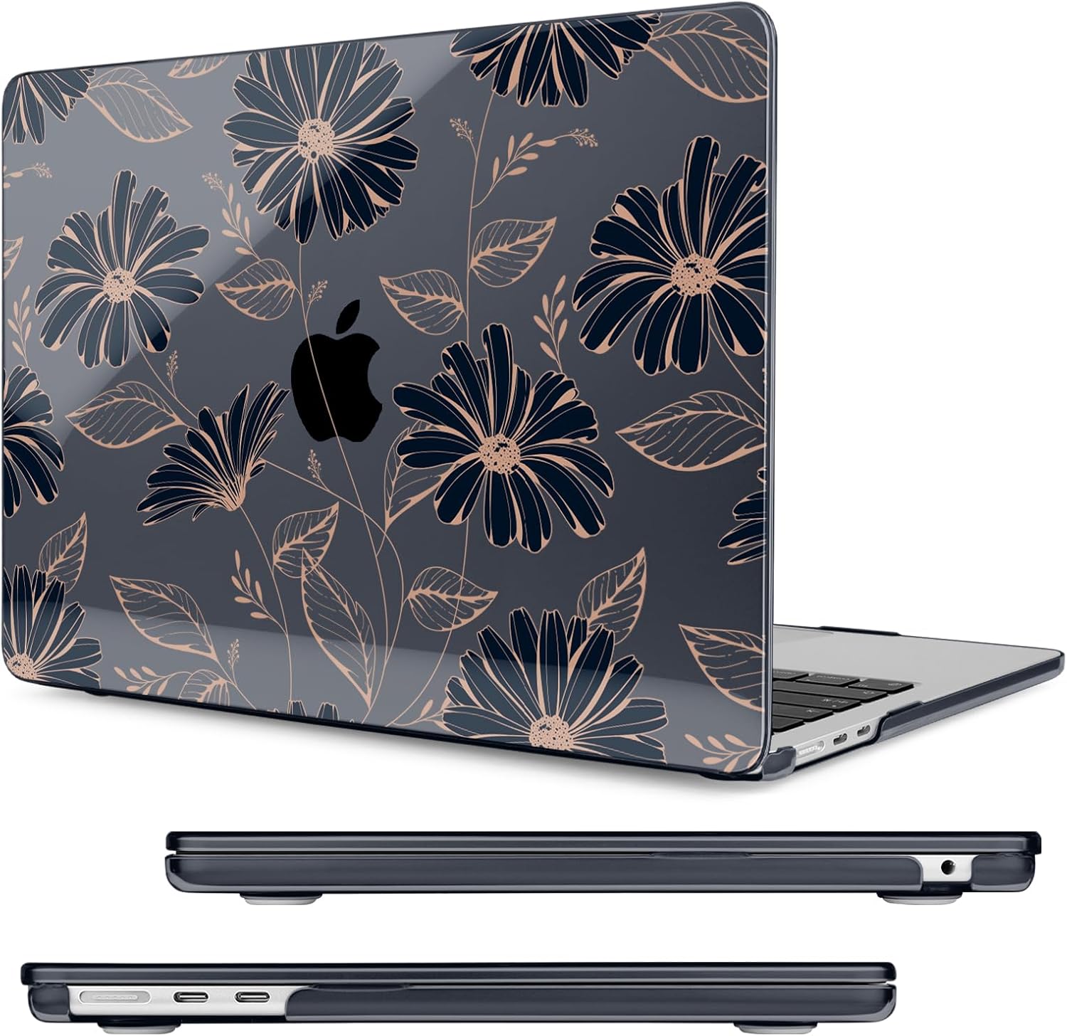 Compatible with MacBook Air 15 inch Case, M4 A3241/M3 A3114/M2 A2941 (Released 2025 to 2023), Hard Shell, Keyboard Cover, Screen Protector, Webcam Cover & Type-C Adapter, 016